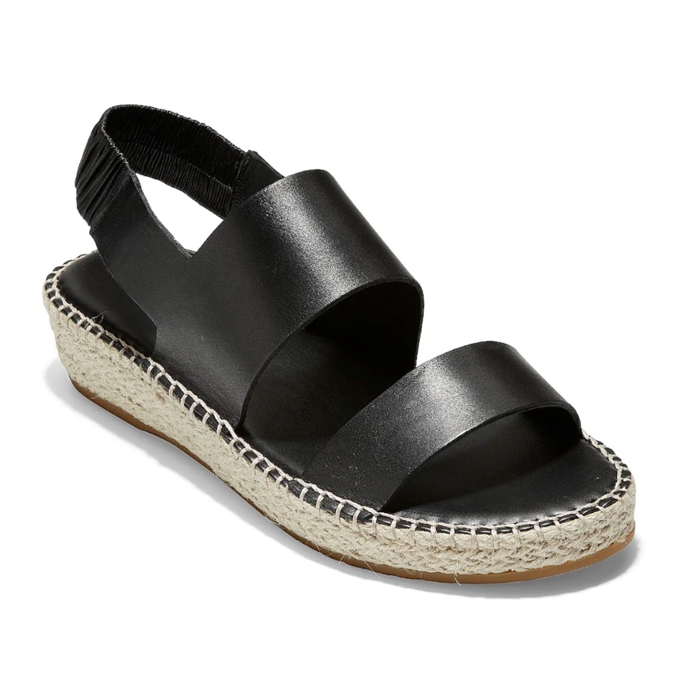 Cole Haan Cloud-feel Leather Espadrille Sandals